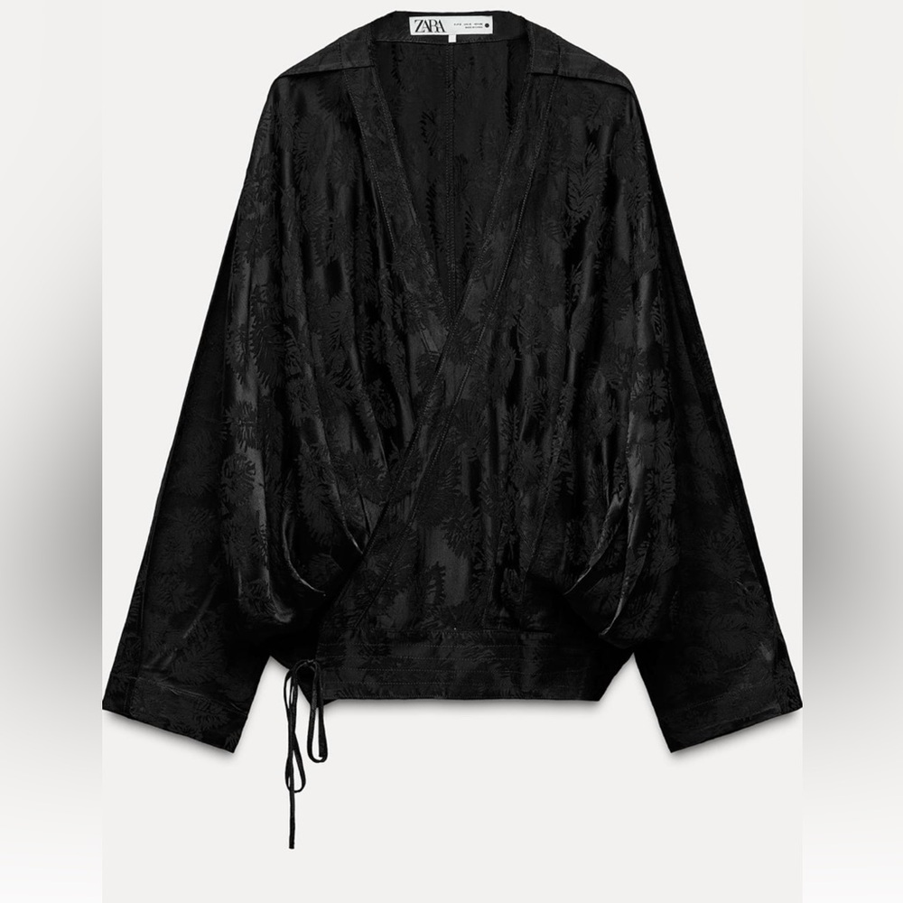 NWT Zara Jacquard Kimono